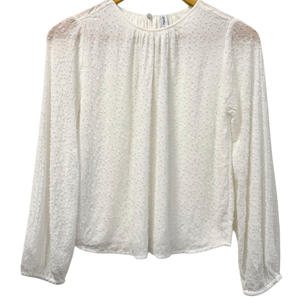 White MNG women's blouse in size XXS